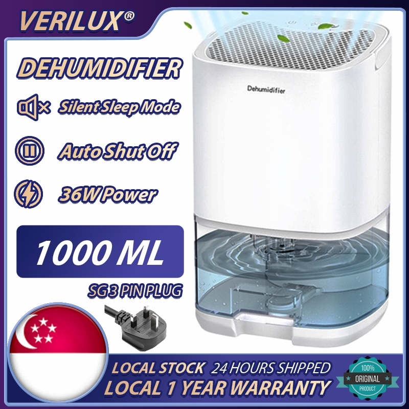 SG Stock Dehumidifier Air Purifier Autoshutoff SG Plug Easy Operation