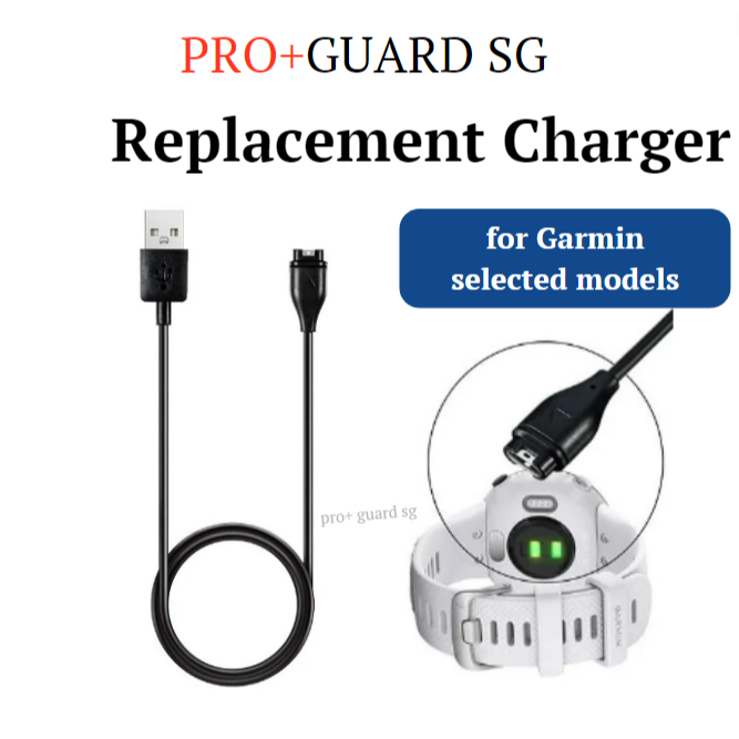 SG Charger for Garmin Vivoactive 3 3S 4 4S 5 Forerunner 6 6S 6X Pro 245 745 45 55 Instinct 2 2S 2X Shopee Singapore