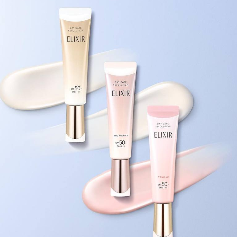 ELIXIR DAY CARE REVOLUTION SPF50 3本セット ELIXIR Day Care Revolution +ba SPF50+/PA++++ – Anti-Aging Day