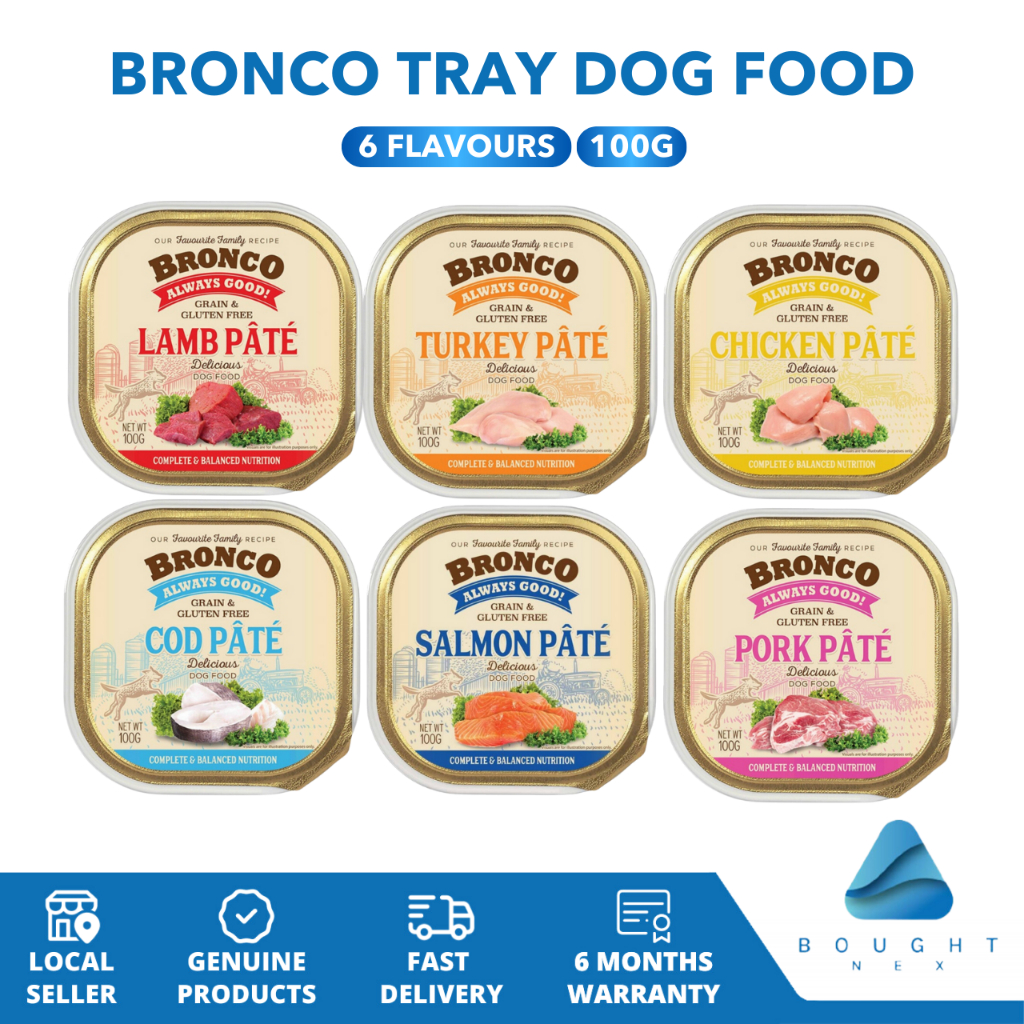 Bronco Tray Dog Food 100g - Premium Quality, Rich Flavours & Health ...