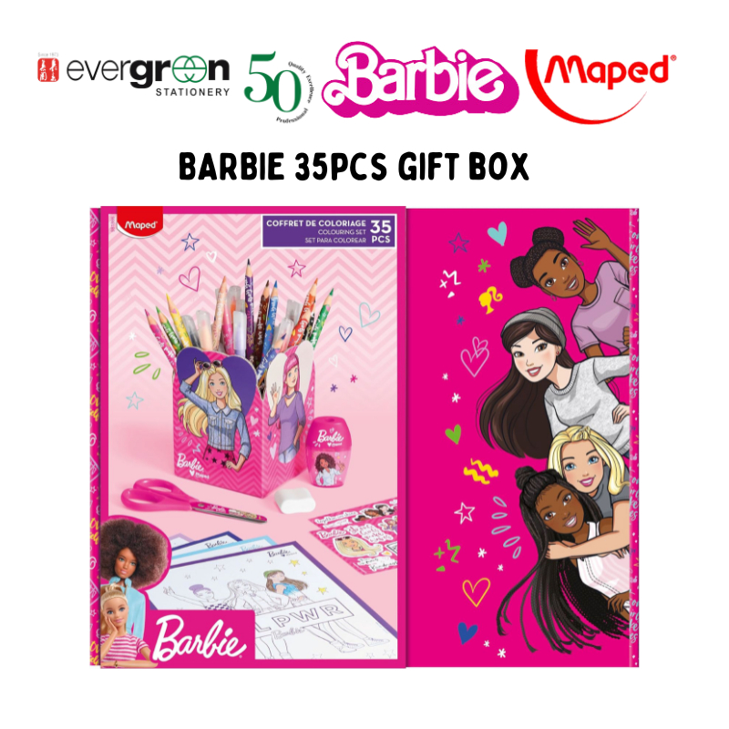 Barbie stationery box clearance