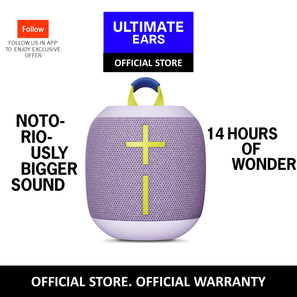 Ue ultimate ears wonderboom wireless speaker phantom fashion black