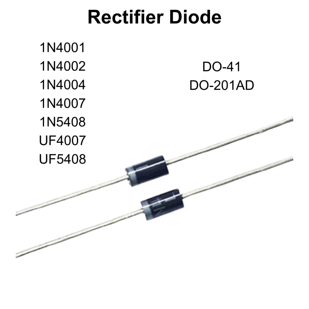 1N4007, UF4007, 1N4001, 1N4004, 1N5408 General Purpose Rectifier Diode ...