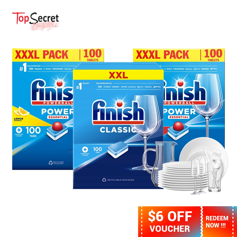 Value Bundle!! Finish Dishwasher Tablet Classic 100 tablets Power