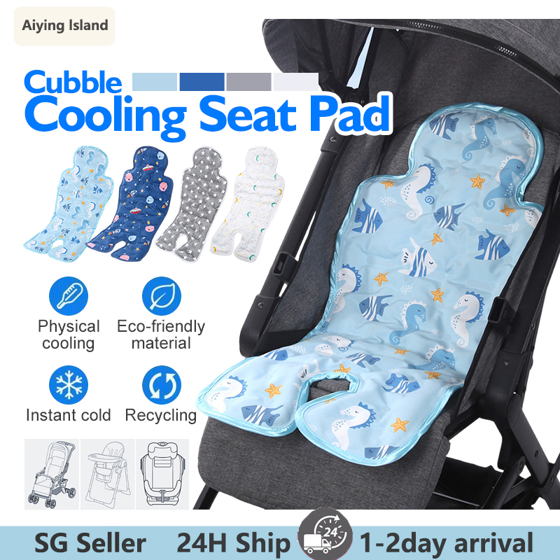 SG】Baby Stroller Pad Ice Seat Cooler Mat/Baby Stroller Cool Pad