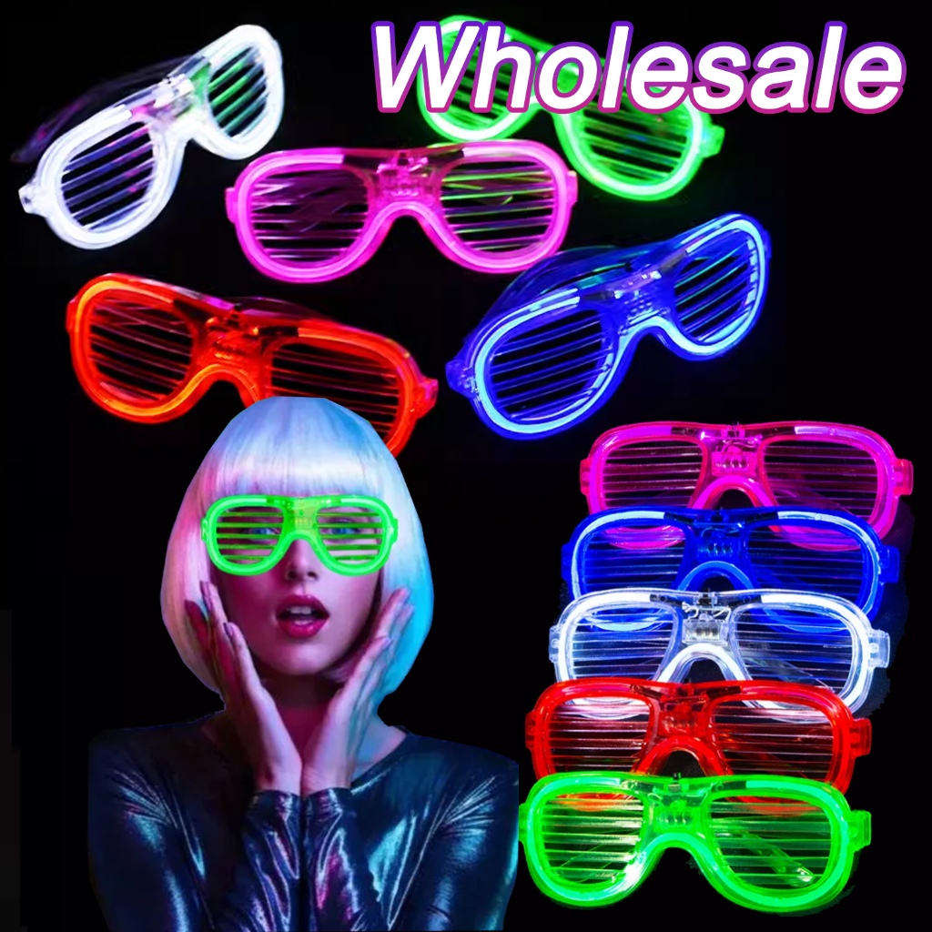 5 Color Party Led Light Flashing Glasses / Glow Glasses Glow in the ...