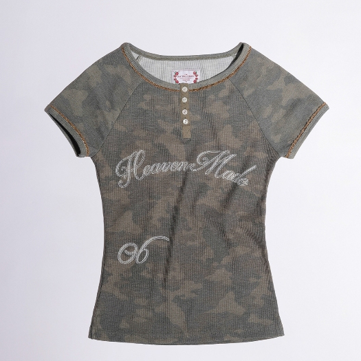 SCULPTOR ] Heavenly Button Down Tee (3color) korea 100