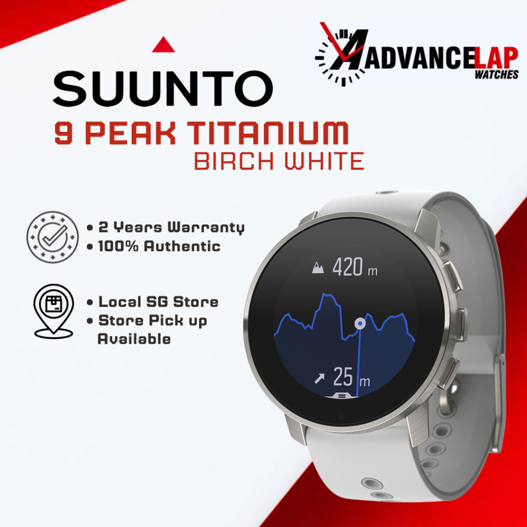 Suunto 9 Peak Birch White Titanium