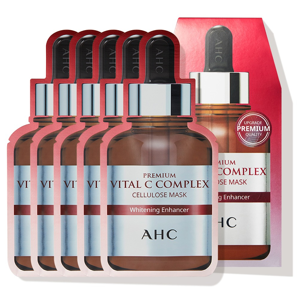 [AHC] Premium Mask 5pcs (Vital C Complex Mask / Hydra Soother Cellulose ...