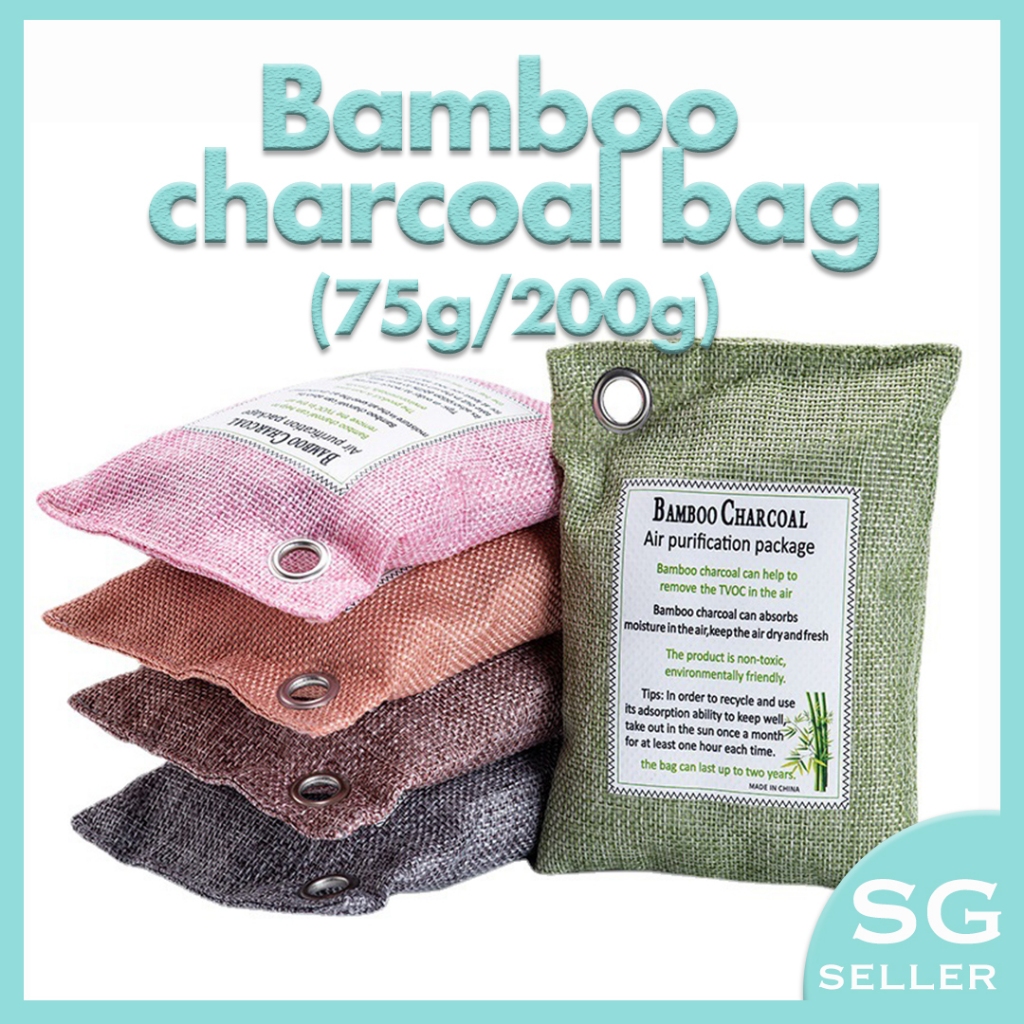 [SG STOCK] Bamboo Charcoal Bag Air Purifier Remove Odour Absorb ...