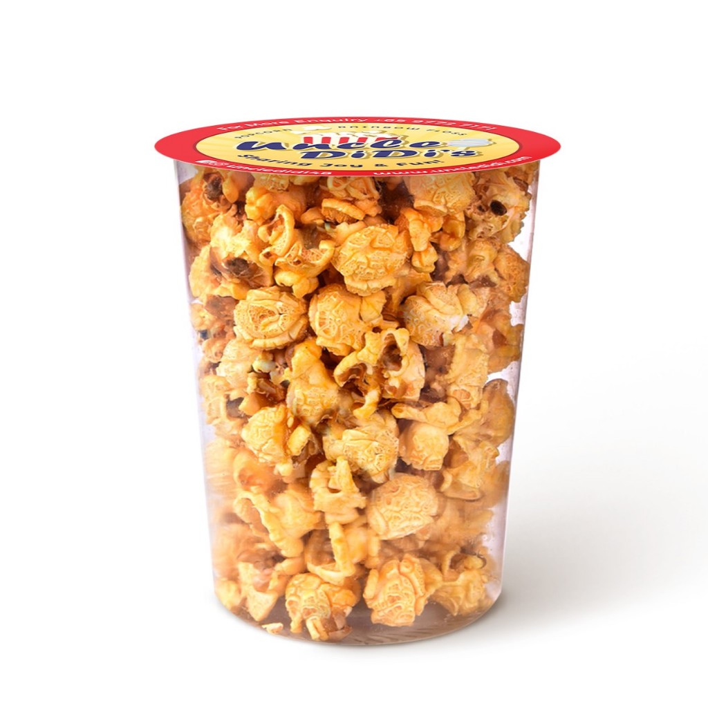 Uncle DiDi's Freshly Popped Popcorn Heat Sealed Plastic Cup Party Event ...