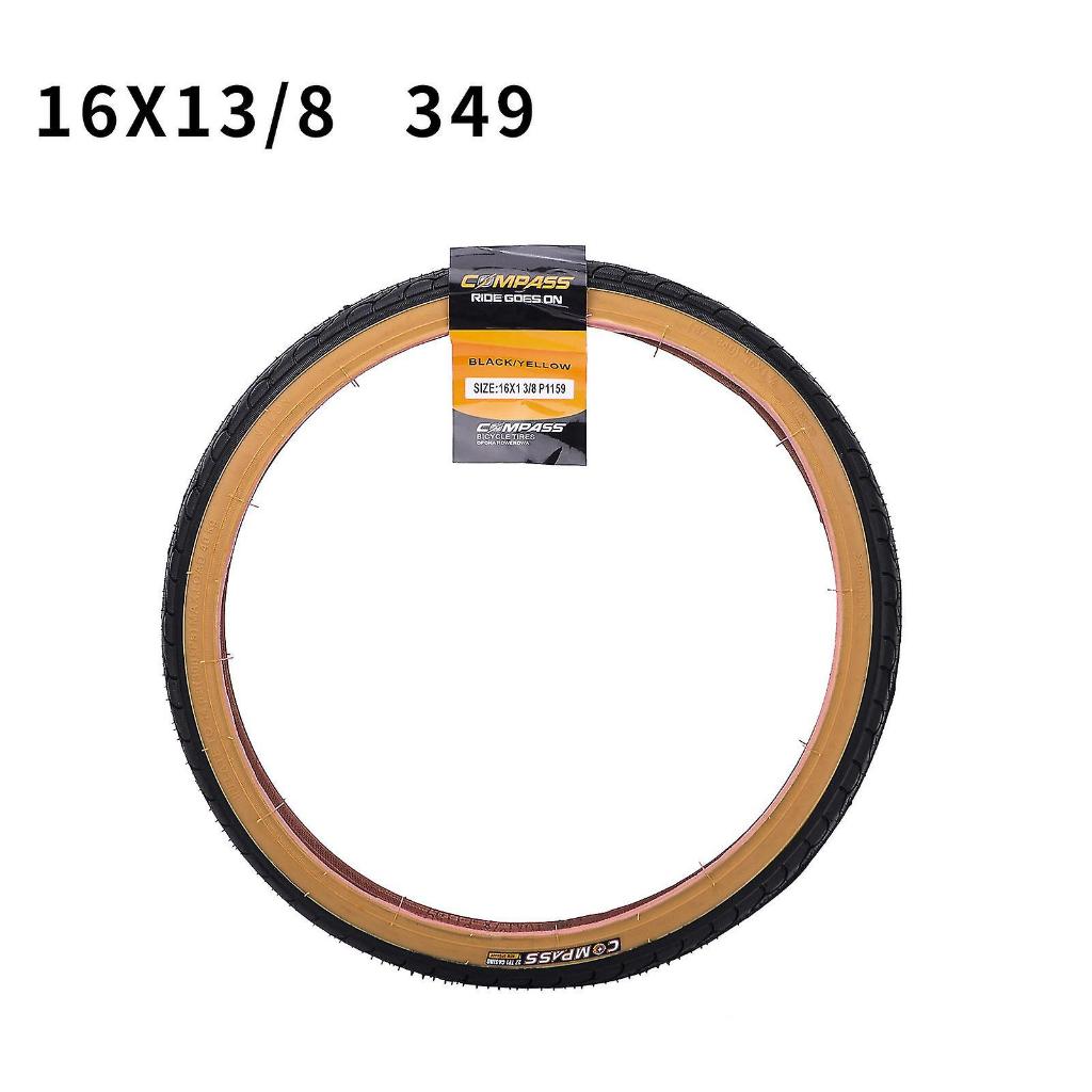 Copertone Baldys 16x1-3/8 Antiforatura Per Brompton – Gomma Slick Con Parete Riflettente