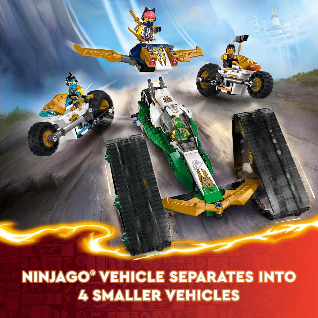 LEGO NINJAGO 71820 Ninja Team Combo Vehicle (576 Pieces) | Shopee
