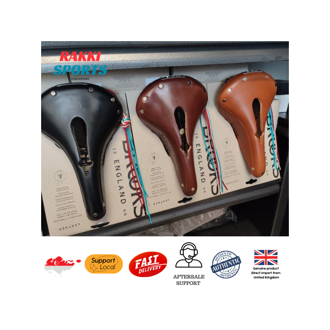 Brooks England B17 Carved Leather Bike Saddle | Handmade In England With Pressure-Relief Cutout | Vintage-Style Comfort Saddle