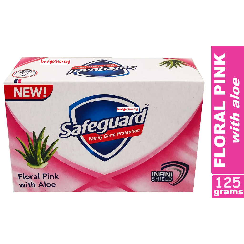 Safeguard Bar Soap FLORAL PINK with Aloe - 115 grams | Shopee Singapore