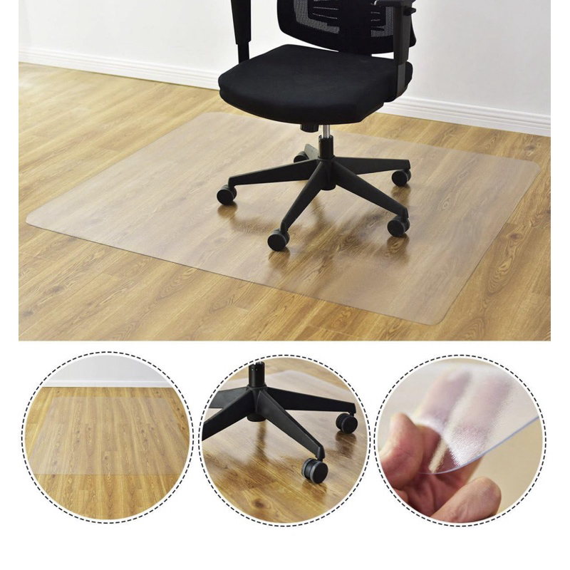 [SG ready stock] PVC Matte Desk Office Chair Floor Mat Protector for