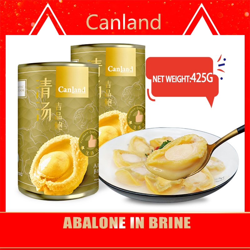 Canland Abalone in Brine 425g Premium Grade Yoshihama Abalone [Bundle ...