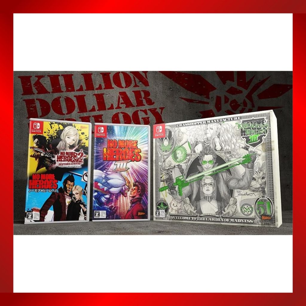 No More Heroes 3 KILLION DOLLAR TRILOGY -Switch/USED【Direct from 