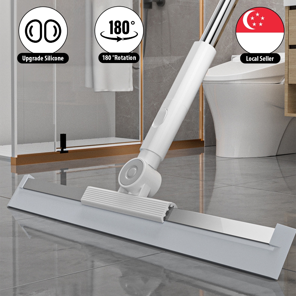 [ SG Stock] 180° Rotatable Magic Wiper Scraper for Bathroom Glass ...