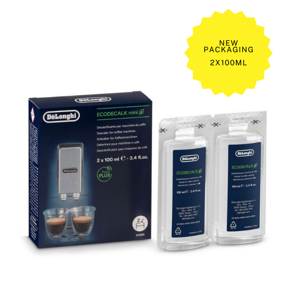 Delonghi EcoDecalk Coffee Machine Descaler 200ml Cleaning Solutions