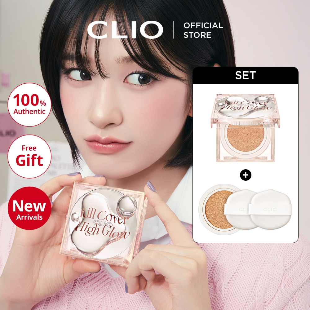 [CLIO] Kill Cover High Glow Cushion set (+Refill) (Full Cover, Long ...