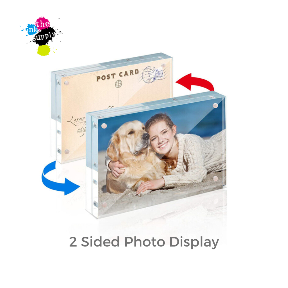 Acrylic Photo Frame – Extra-Thick Base in 4R, 5R, and 6R Sizes, Ideal ...
