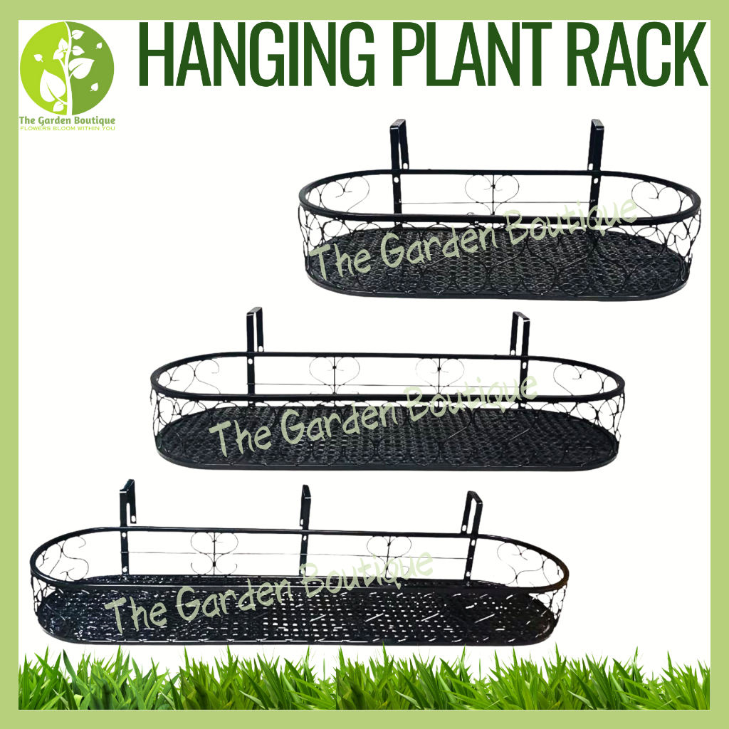[Local Seller] Rectangular Hanging Plant Metal Iron Plant Racks for ...