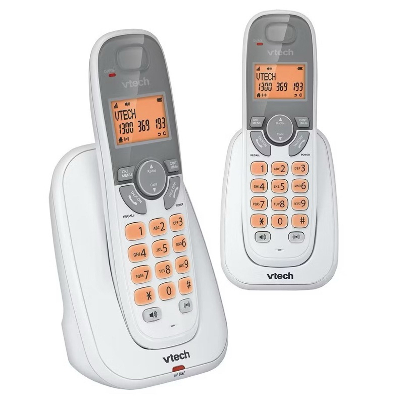VTECH FS6414-2A Volume Booster, Power Fail Backup, Backlit LCD ...