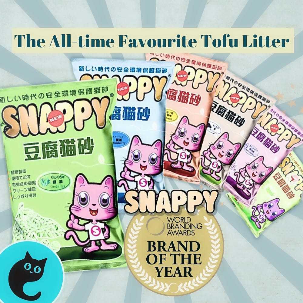 Snappy Cat Tofu Litter 7L (Bundle of 3 cartons/18 packs) Shopee Singapore