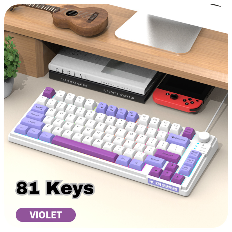 XunFox Wired Gaming Keyboard RGB 19 Non-Conflict Keys with Volume