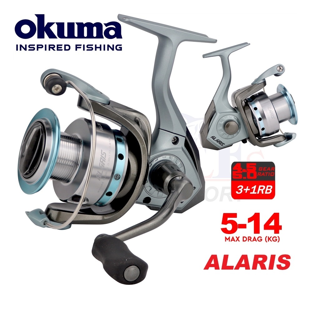 okuma alaris reel Spinning The latest to the Okuma family are the feature packed Alaris spinning reels Okuma Alaris ALS Spinning Fishing