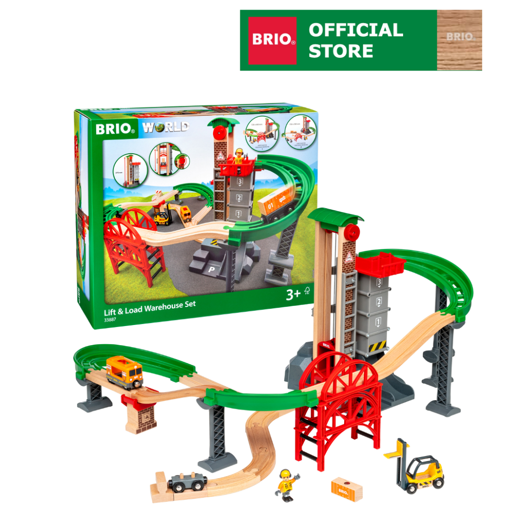 Lift & Load Warehouse Set (33887) Creative Kit Kids Building Wooden ...