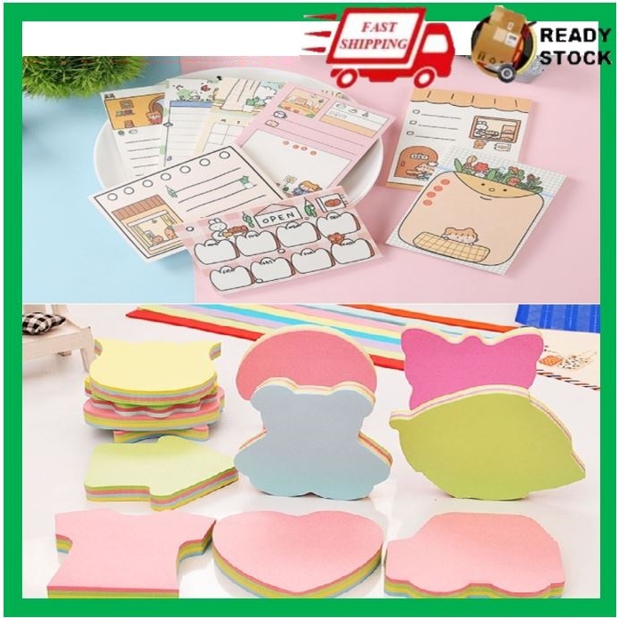 Creativity Color Paper Memo Pad Sticky Notes Bookmark Marker Sticker ...