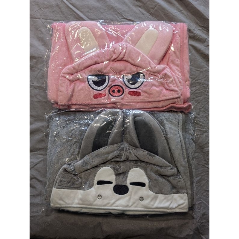 stray kids skzoo wolf chan ウルフチャン ブランケット SKZOO Wolf Chan Blanket (Stray Kids Japan Xmas/Christmas Pop Up