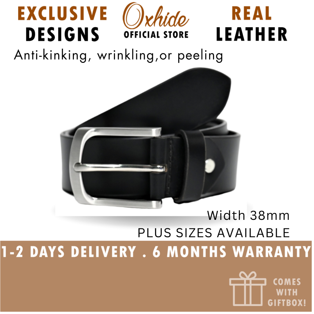 Bluecton Men's Plus Size Canvas Double D Ring Belt - Adjustable 39" To 75", Black - View #4