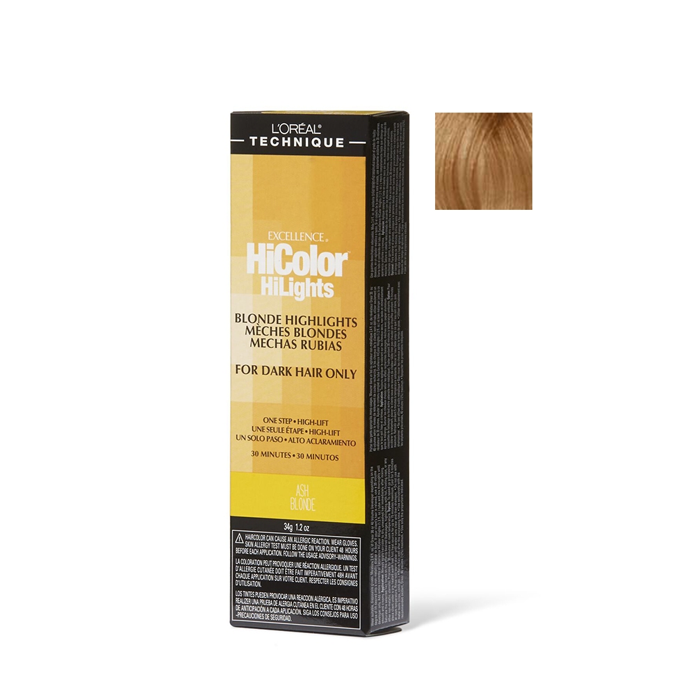 Loreal HiColor Shades Permanent Hair Color Ash Blonde | Shopee Singapore