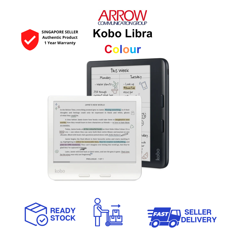 [eReader] Kobo Libra Colour 7" display with FastGLR and Dark Mode