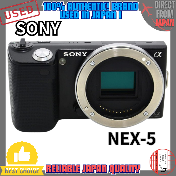 Used in Japan】SONY NEX-5 Black Sony body【Direct From Japan