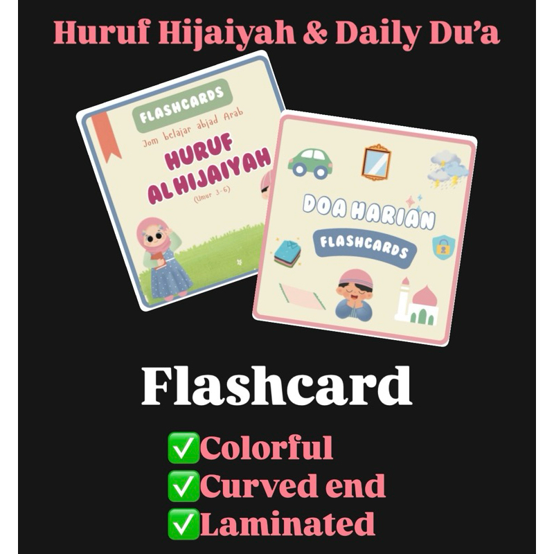 Flashcard Doa Harian | Huruf Hijaiyah Flashcard Alif Baa Taa | Daily ...