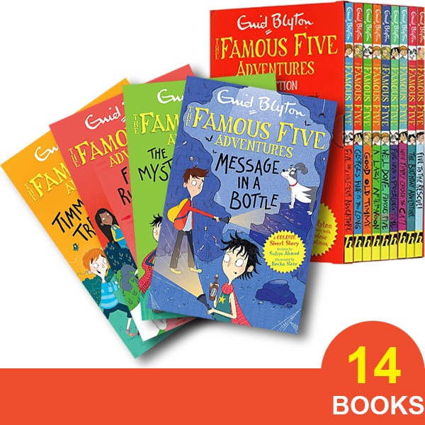 SG Stock] The Famous Five Collection by Enid Blyton (16
