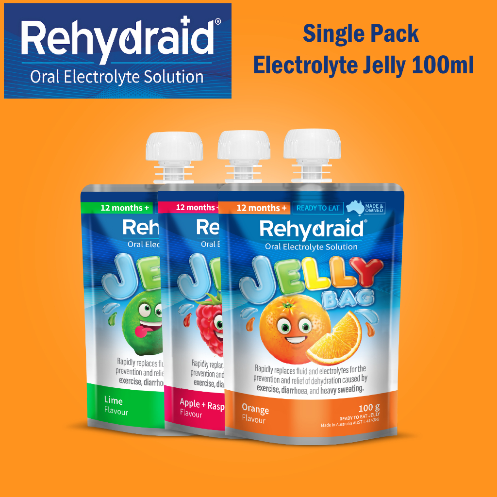 Rehydraid Electrolyte jelly 100ml Ready to Drink 1 single pack - Apple ...