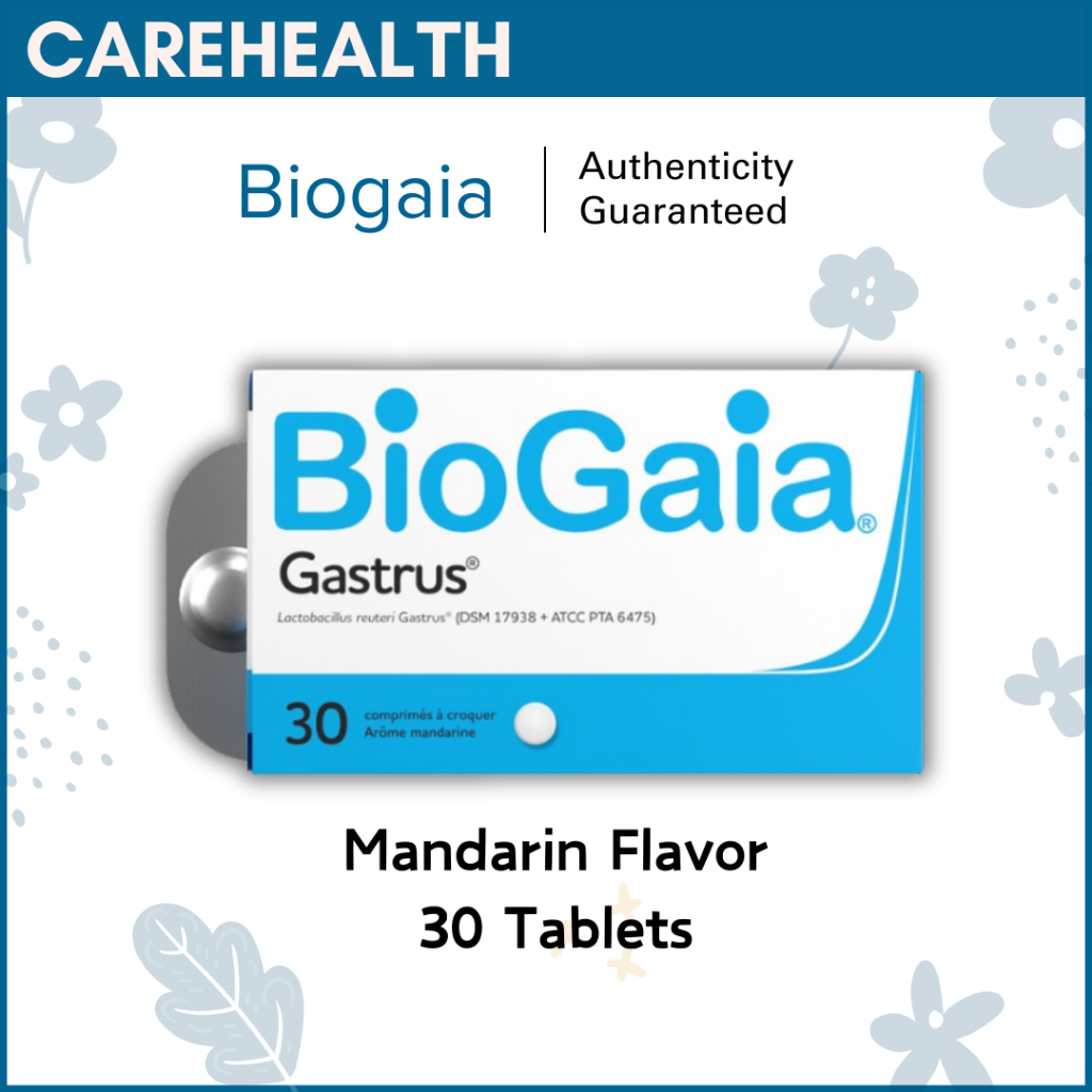 Biogaia Gastrus Probiotic Supplement Mandarin Flavor 200 Million CFU ...