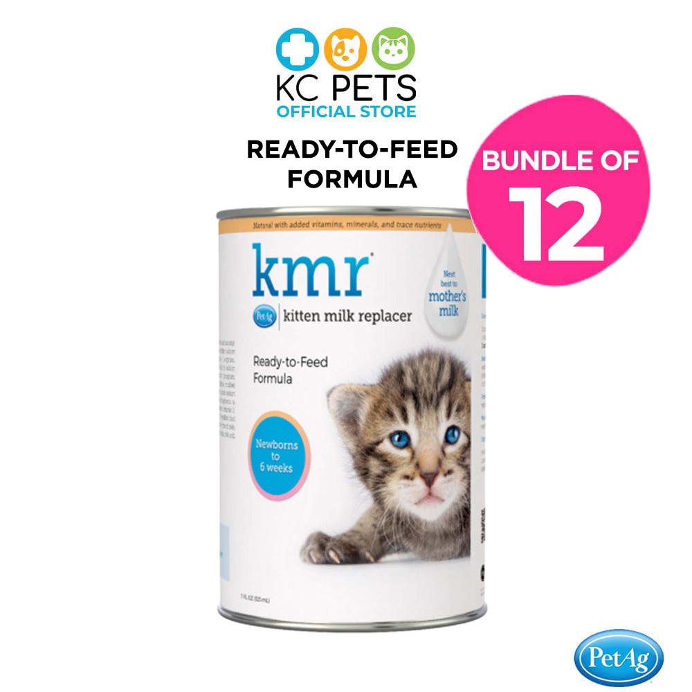 Carton Deal PetAg KMR Kitten Milk Replacer Liquid 11oz x 12s kcpetsg Shopee Singapore