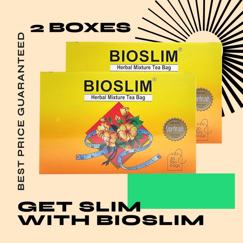 [2 BOXES] BIOSLIM HERBAL TEA BAG 保秀丽 30S EXP 06/2028 | Shopee Singapore