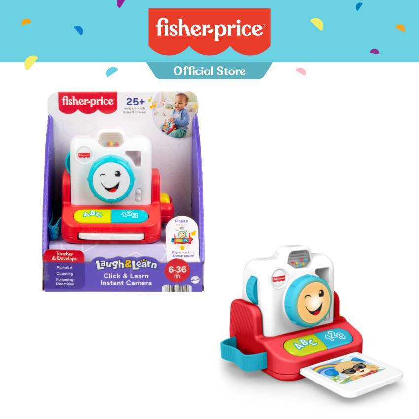 Fisher-Price Laugh & Learn Click & Learn Instant Camera Toy | Shopee ...