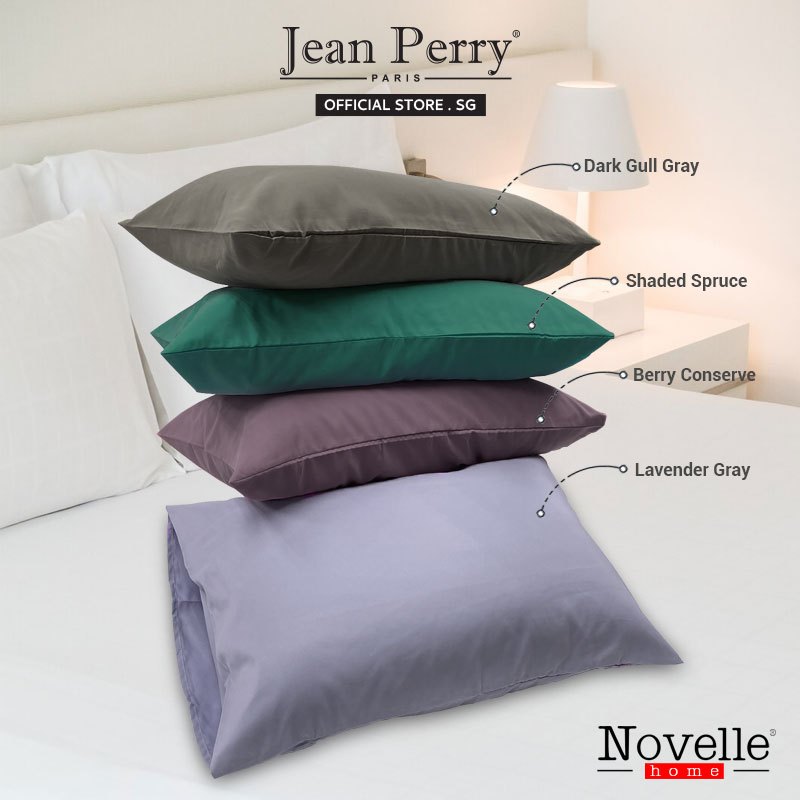 Novelle 650TC Urban Clara Pillowcase I Pillowcase I Solid Color ...