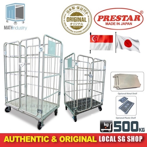 Roll Container Two Door Trolley Metal or Plastic Base 500kg PRESTAR ...