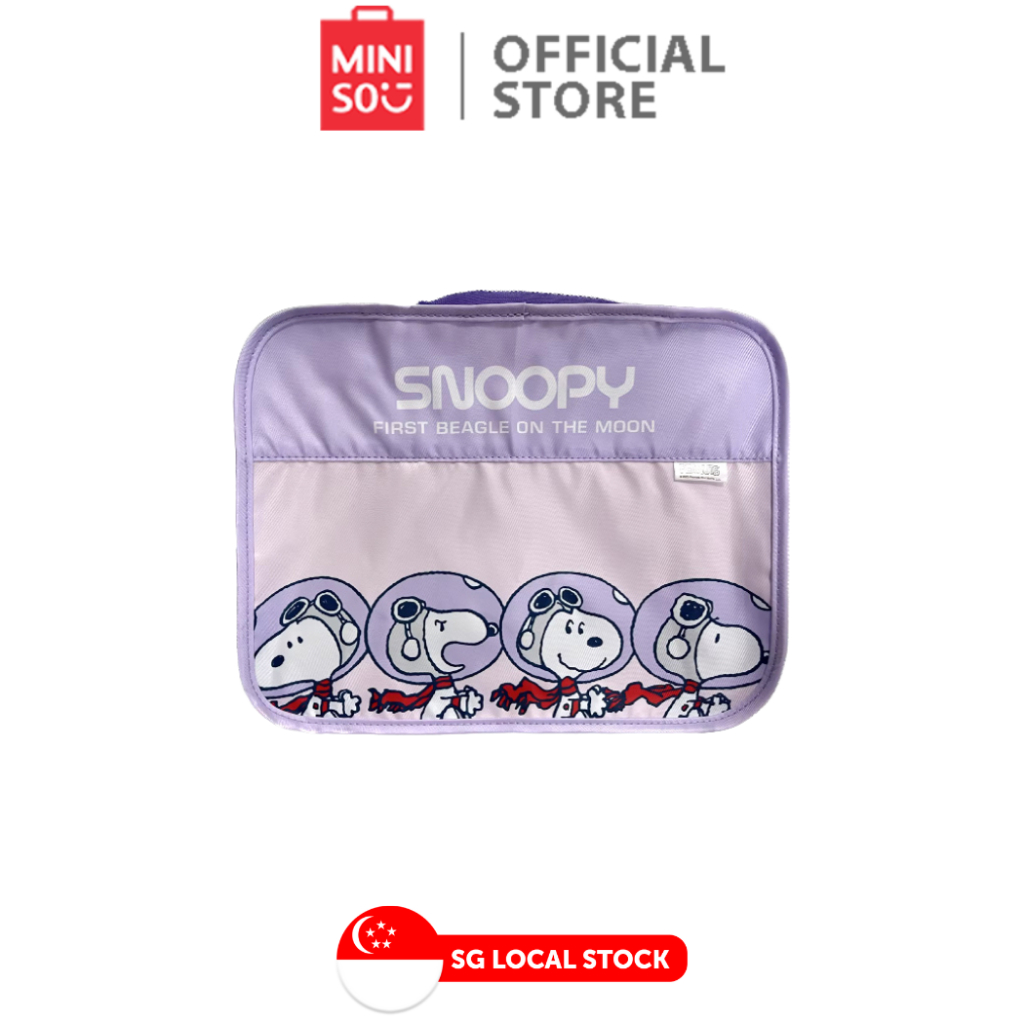 MINISO Barbie Collection Toiletry Bag with Hook/ Snoopy Summer Travel ...