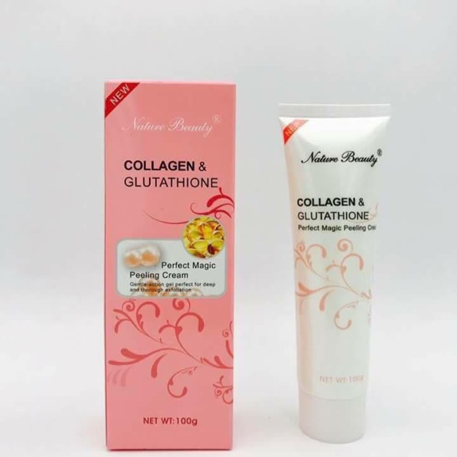 NATURE BEAUTY Collagen & Glutathione Perfect Magic Peeling Cream (100g)  [SG] | Shopee Singapore