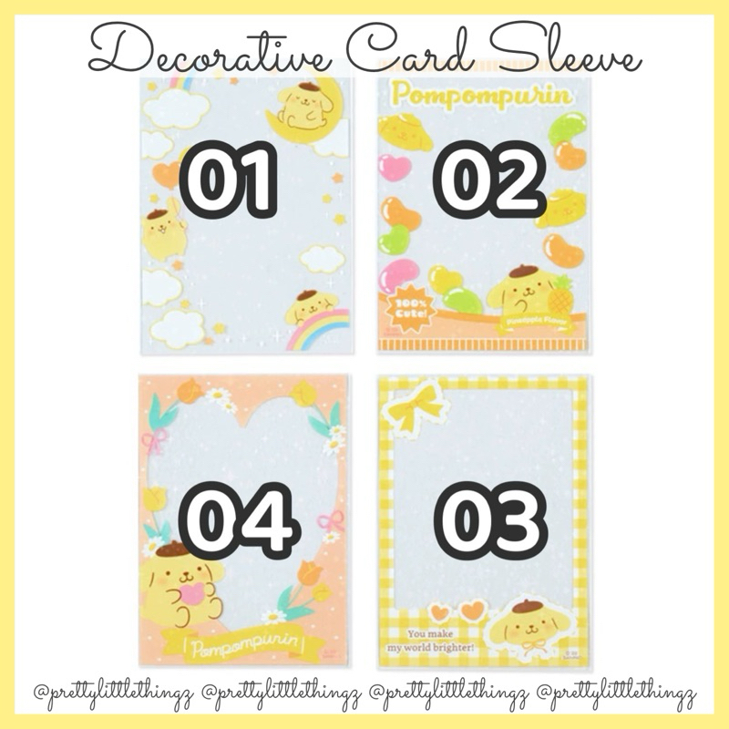 SG READY STOCK * 40pc Decorative Card Sleeve (Kuromi, Melody, Pompompurin,  Cinnamoroll, Hello Kitty | Sanrio) | Shopee Singapore